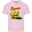 Dead Spaceman Astronaut Helmet Alien Kids T-Shirt Childrens Light Pink