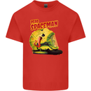 Dead Spaceman Astronaut Helmet Alien Kids T-Shirt Childrens Red