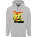 Dead Spaceman Astronaut Helmet Alien Mens 80% Cotton Hoodie Sports Grey