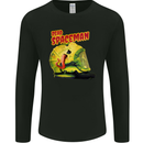 Dead Spaceman Astronaut Helmet Alien Mens Long Sleeve T-Shirt Black
