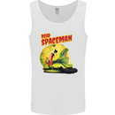 Dead Spaceman Astronaut Helmet Alien Mens Vest Tank Top White