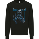 Deadly Aloha US Special Forces Skull Military Mens Sweatshirt Jumper Black
