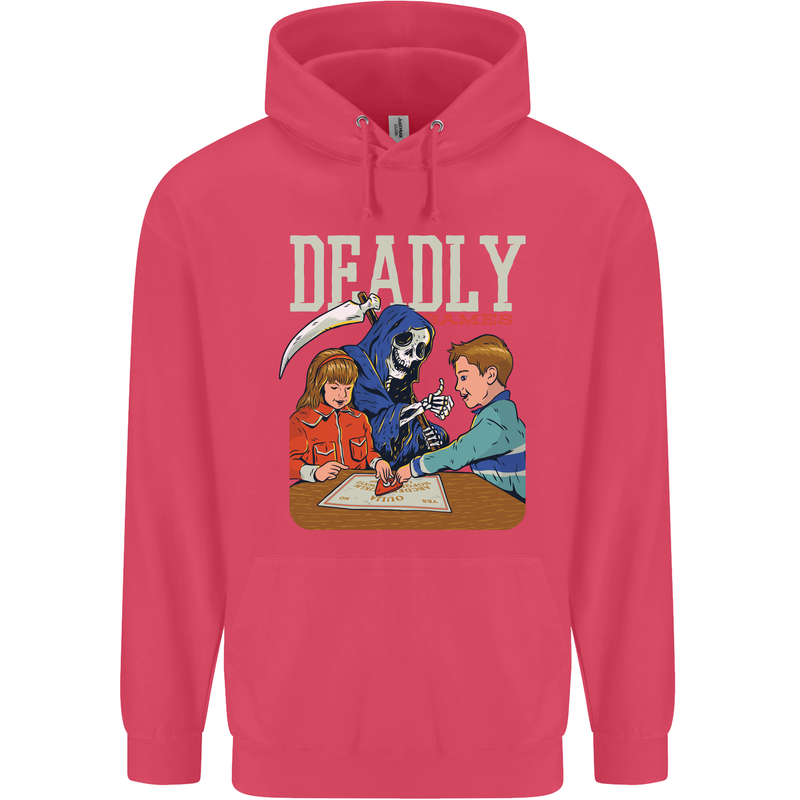 Deadly Games For Kids Grim Reaper Ouija Board Childrens Kids Hoodie Heliconia