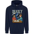 Deadly Games For Kids Grim Reaper Ouija Board Childrens Kids Hoodie Navy Blue