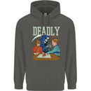 Deadly Games For Kids Grim Reaper Ouija Board Childrens Kids Hoodie Storm Grey
