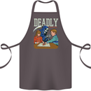 Deadly Games For Kids Grim Reaper Ouija Board Cotton Apron 100% Organic Dark Grey
