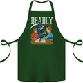Deadly Games For Kids Grim Reaper Ouija Board Cotton Apron 100% Organic Forest Green
