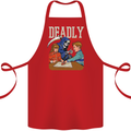 Deadly Games For Kids Grim Reaper Ouija Board Cotton Apron 100% Organic Red