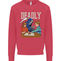 Deadly Games For Kids Grim Reaper Ouija Board Kids Sweatshirt Jumper Heliconia