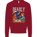Deadly Games For Kids Grim Reaper Ouija Board Kids Sweatshirt Jumper Red