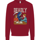Deadly Games For Kids Grim Reaper Ouija Board Kids Sweatshirt Jumper Red