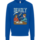 Deadly Games For Kids Grim Reaper Ouija Board Kids Sweatshirt Jumper Royal Blue