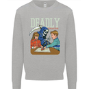 Deadly Games For Kids Grim Reaper Ouija Board Kids Sweatshirt Jumper Sports Grey