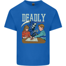 Deadly Games For Kids Grim Reaper Ouija Board Kids T-Shirt Childrens Royal Blue