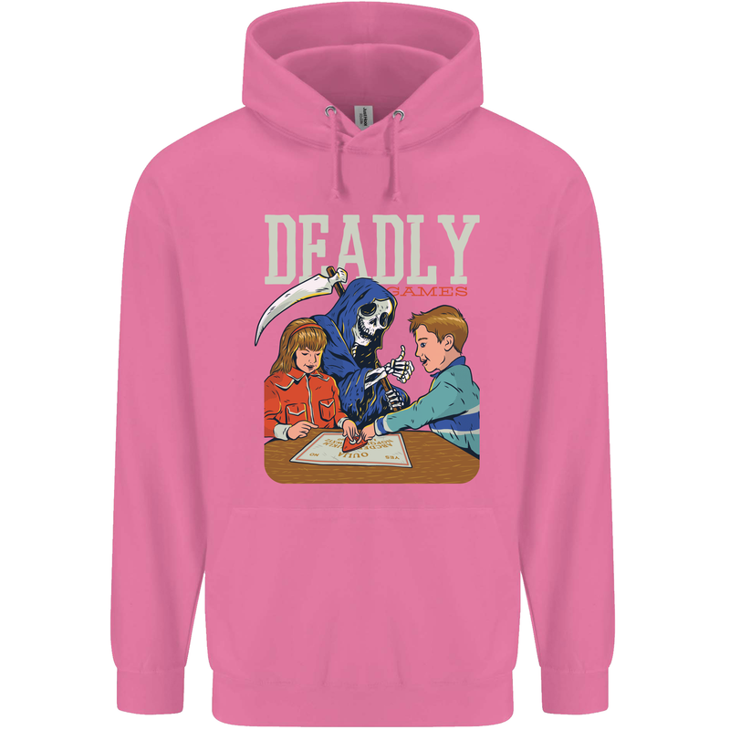 Deadly Games For Kids Grim Reaper Ouija Board Mens 80% Cotton Hoodie Azelea