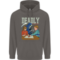 Deadly Games For Kids Grim Reaper Ouija Board Mens 80% Cotton Hoodie Charcoal