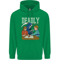 Deadly Games For Kids Grim Reaper Ouija Board Mens 80% Cotton Hoodie Irish Green