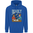 Deadly Games For Kids Grim Reaper Ouija Board Mens 80% Cotton Hoodie Royal Blue