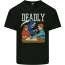 Deadly Games For Kids Grim Reaper Ouija Board Mens Cotton T-Shirt Tee Top Black