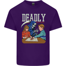 Deadly Games For Kids Grim Reaper Ouija Board Mens Cotton T-Shirt Tee Top Purple