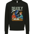 Deadly Games For Kids Grim Reaper Ouija Board Mens Sweatshirt Jumper Black