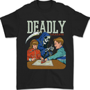 Deadly Games For Kids Grim Reaper Ouija Board Mens T-Shirt 100% Cotton Black