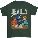 Deadly Games For Kids Grim Reaper Ouija Board Mens T-Shirt 100% Cotton Forest Green