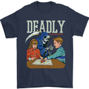Deadly Games For Kids Grim Reaper Ouija Board Mens T-Shirt 100% Cotton Navy Blue