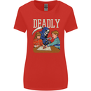Deadly Games For Kids Grim Reaper Ouija Board Womens Wider Cut T-Shirt Red