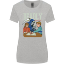 Deadly Games For Kids Grim Reaper Ouija Board Womens Wider Cut T-Shirt Sports Grey