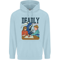 Deadly Games Ouija Board For Kids Grim Reaper Childrens Kids Hoodie Light Blue