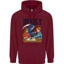 Deadly Games Ouija Board For Kids Grim Reaper Childrens Kids Hoodie Maroon