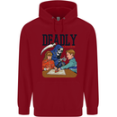 Deadly Games Ouija Board For Kids Grim Reaper Childrens Kids Hoodie Red