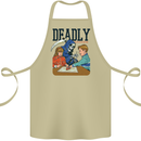 Deadly Games Ouija Board For Kids Grim Reaper Cotton Apron 100% Organic Khaki