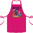 Deadly Games Ouija Board For Kids Grim Reaper Cotton Apron 100% Organic Pink