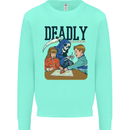 Deadly Games Ouija Board For Kids Grim Reaper Kids Sweatshirt Jumper Peppermint