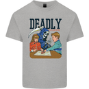 Deadly Games Ouija Board For Kids Grim Reaper Kids T-Shirt Childrens Sports Grey