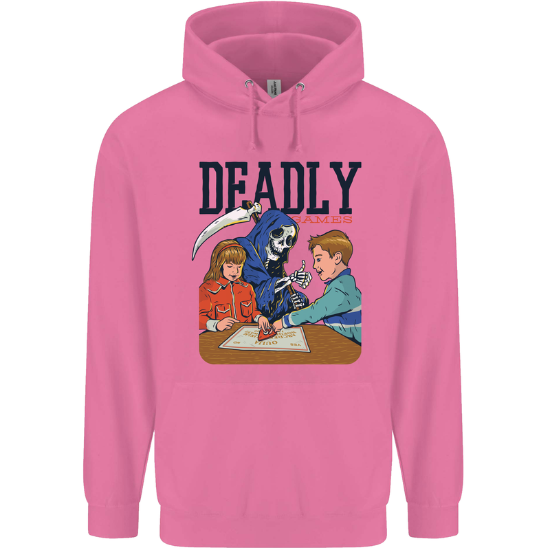 Deadly Games Ouija Board For Kids Grim Reaper Mens 80% Cotton Hoodie Azelea