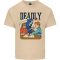 Deadly Games Ouija Board For Kids Grim Reaper Mens Cotton T-Shirt Tee Top Sand