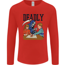 Deadly Games Ouija Board For Kids Grim Reaper Mens Long Sleeve T-Shirt Red