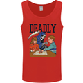 Deadly Games Ouija Board For Kids Grim Reaper Mens Vest Tank Top Red