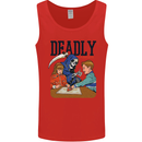 Deadly Games Ouija Board For Kids Grim Reaper Mens Vest Tank Top Red