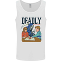 Deadly Games Ouija Board For Kids Grim Reaper Mens Vest Tank Top White