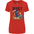 Deadly Games Ouija Board For Kids Grim Reaper Womens Wider Cut T-Shirt Red