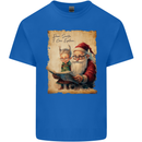 Dear Santa Claus I Can Explain Christmas Kids T-Shirt Childrens Royal Blue