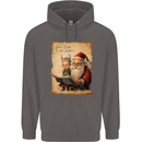 Dear Santa Claus I Can Explain Christmas Mens 80% Cotton Hoodie Charcoal