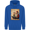 Dear Santa Claus I Can Explain Christmas Mens 80% Cotton Hoodie Royal Blue