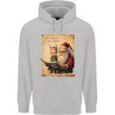Dear Santa Claus I Can Explain Christmas Mens 80% Cotton Hoodie Sports Grey