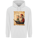 Dear Santa Claus I Can Explain Christmas Mens 80% Cotton Hoodie White
