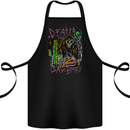 Death Day Halloween Grim Reaper Cotton Apron 100% Organic Black